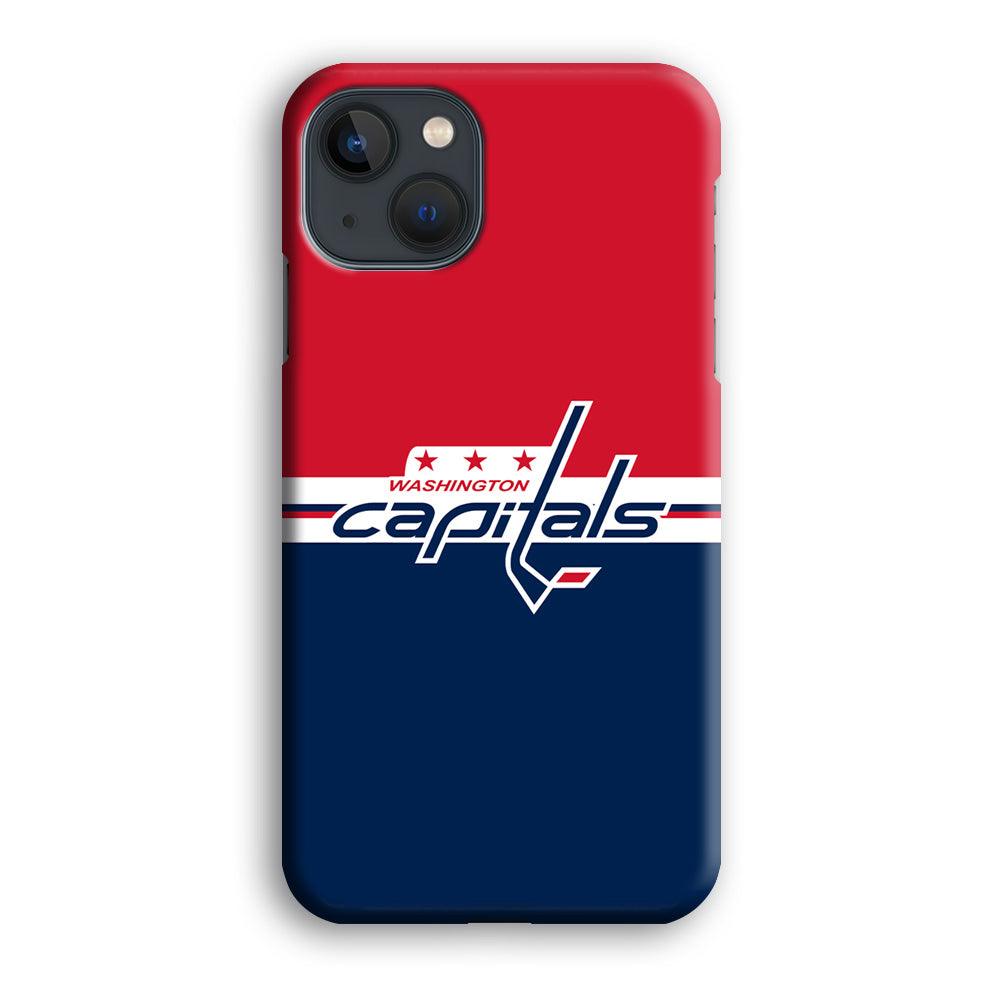 Hockey Washington Capitals NHL 002 iPhone 13 Mini Case-Plastic / Full Wrap (3D Case)-Xtracase