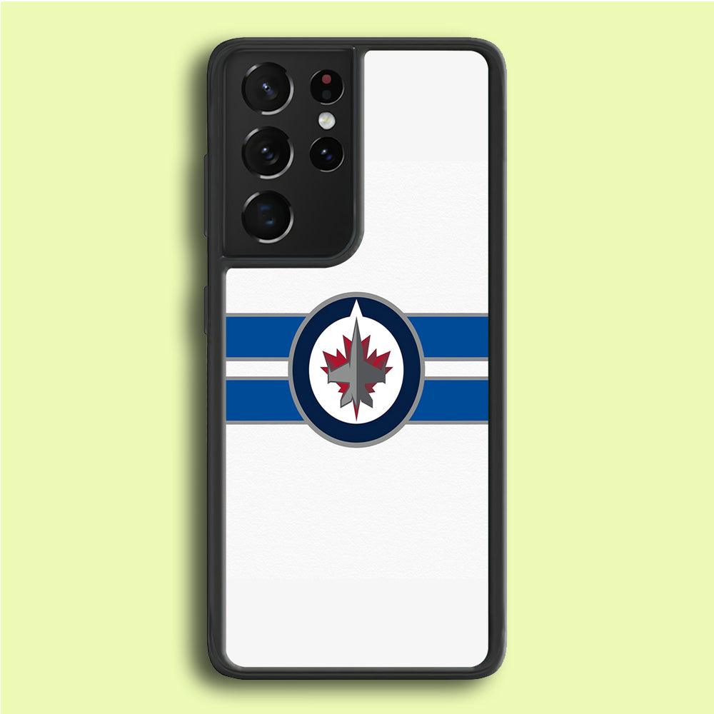 Hockey Winnipeg Jets NHL 001 Samsung Galaxy S21 Ultra Case-Plastic / Full Wrap (3D Case)-Xtracase