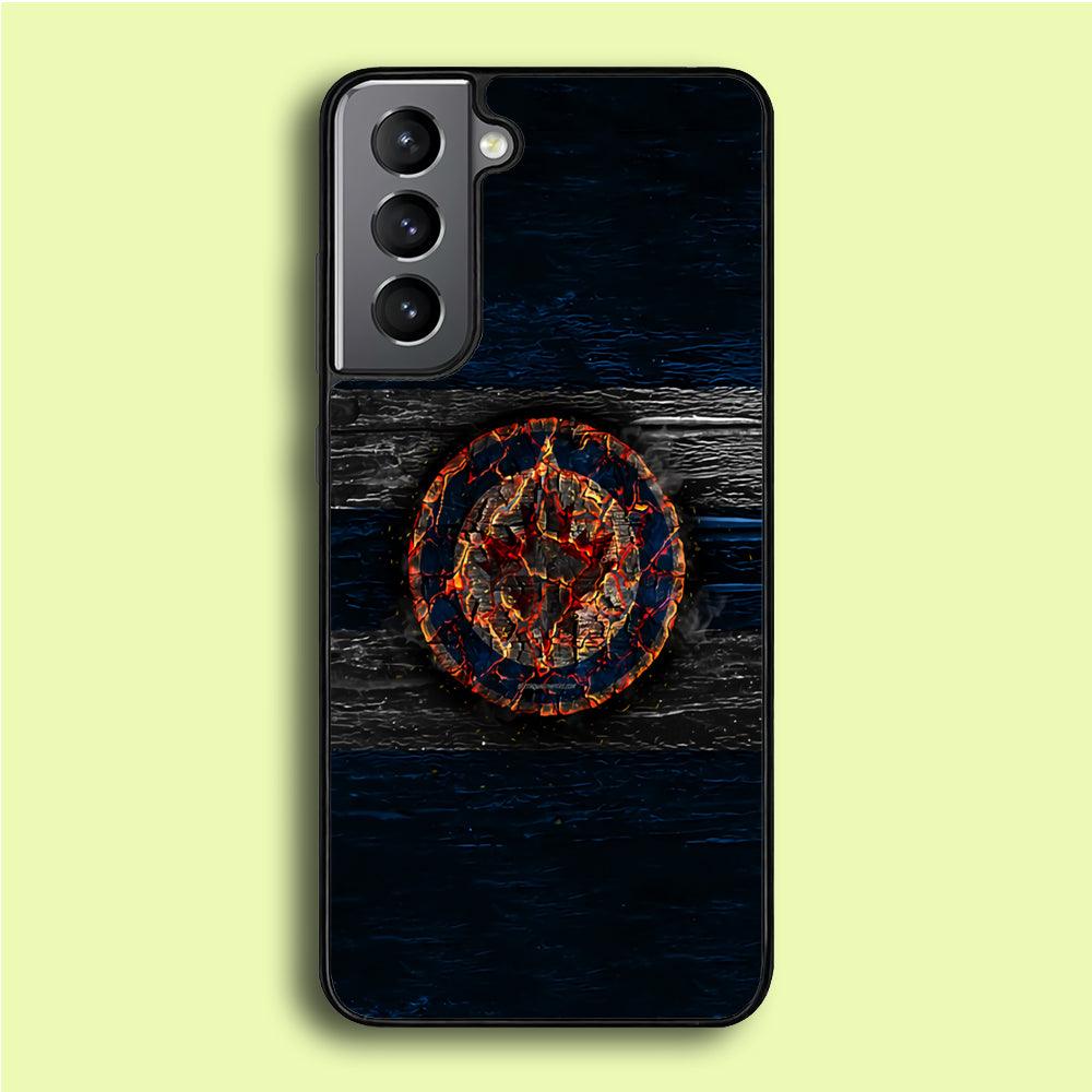 Hockey Winnipeg Jets NHL 002 Samsung Galaxy S21 Plus Case-Rubber / White (2D Case)-Xtracase