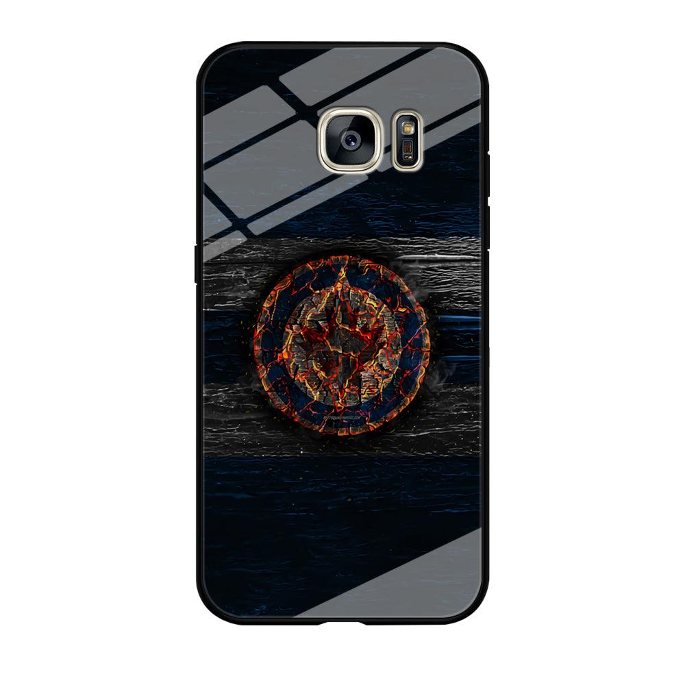 Hockey Winnipeg Jets NHL 002 Samsung Galaxy S7 Edge Case-Tempered Glass Case-Xtracase