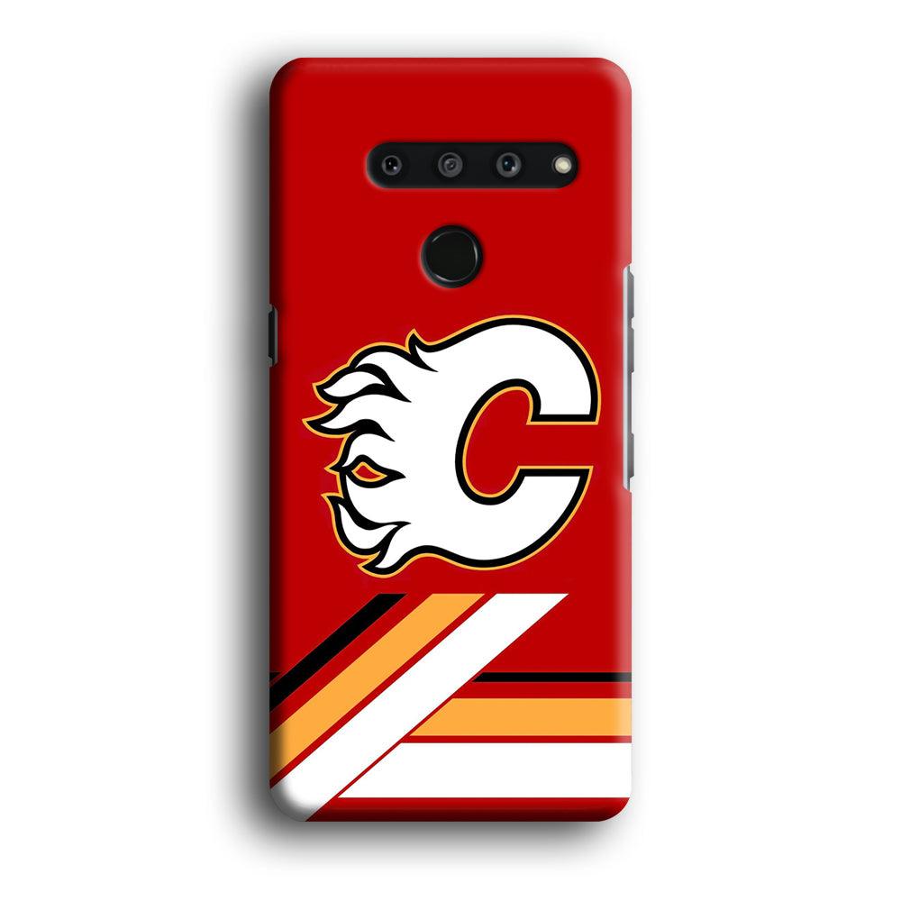 Hockey Calgary Flames NHL 002 LG V50 3D Case-Xtracase