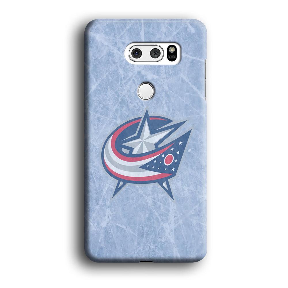 Hockey Columbus Blue Jackets NHL 001 LG V30 3D Case-Xtracase