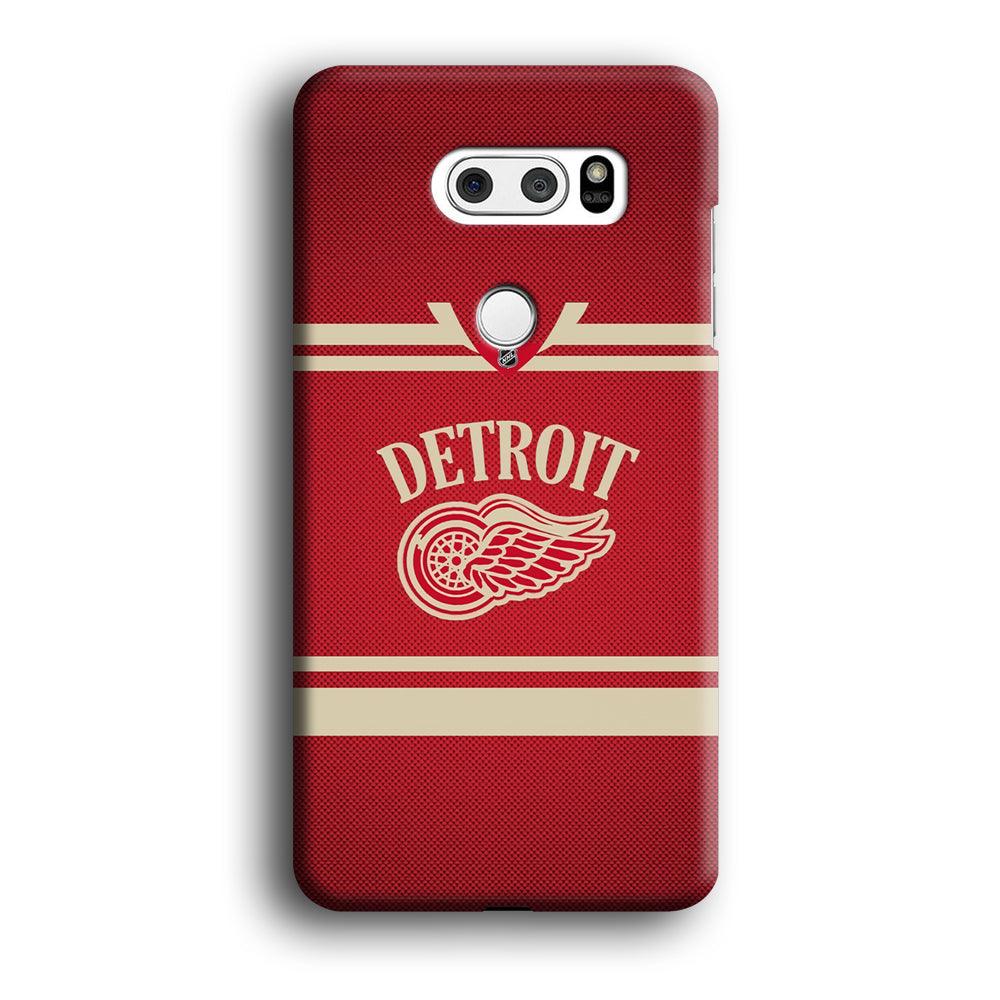 Hockey Detroit Red Wings NHL 002 LG V30 3D Case-Xtracase