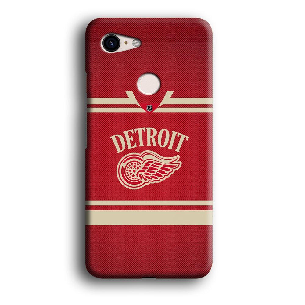 Hockey Detroit Red Wings NHL 002 Google Pixel 3 XL 3D Case-Xtracase