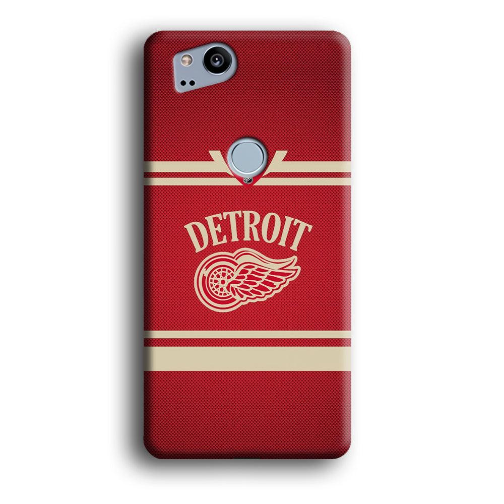 Hockey Detroit Red Wings NHL 002 Google Pixel 2 3D Case-Xtracase