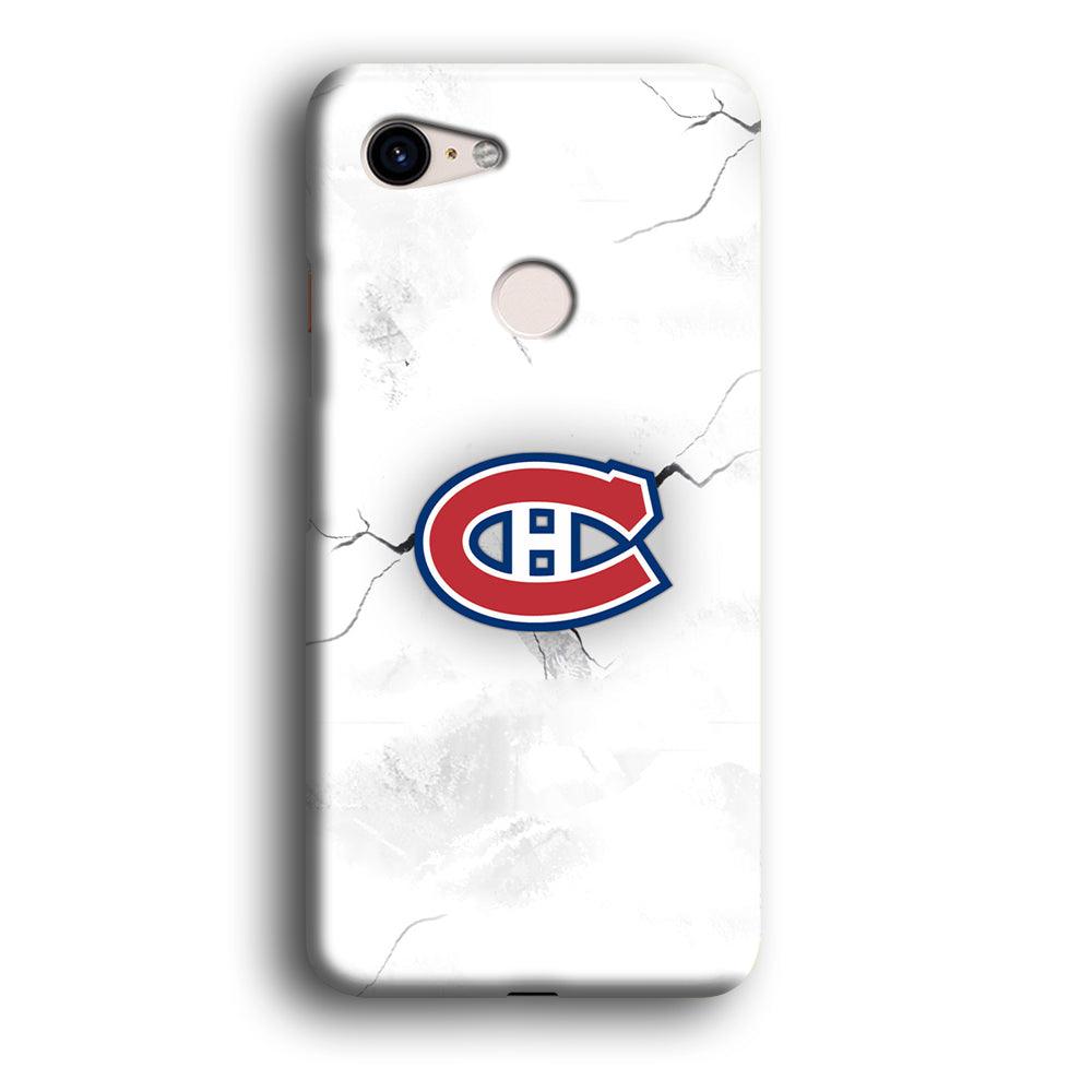 Hockey Montréal Canadiens NHL 001 Google Pixel 3 3D Case-Xtracase