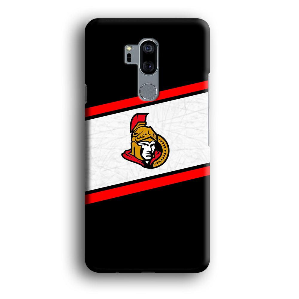 Hockey Ottawa Senators NHL 002 LG G7 ThinQ 3D Case-Xtracase