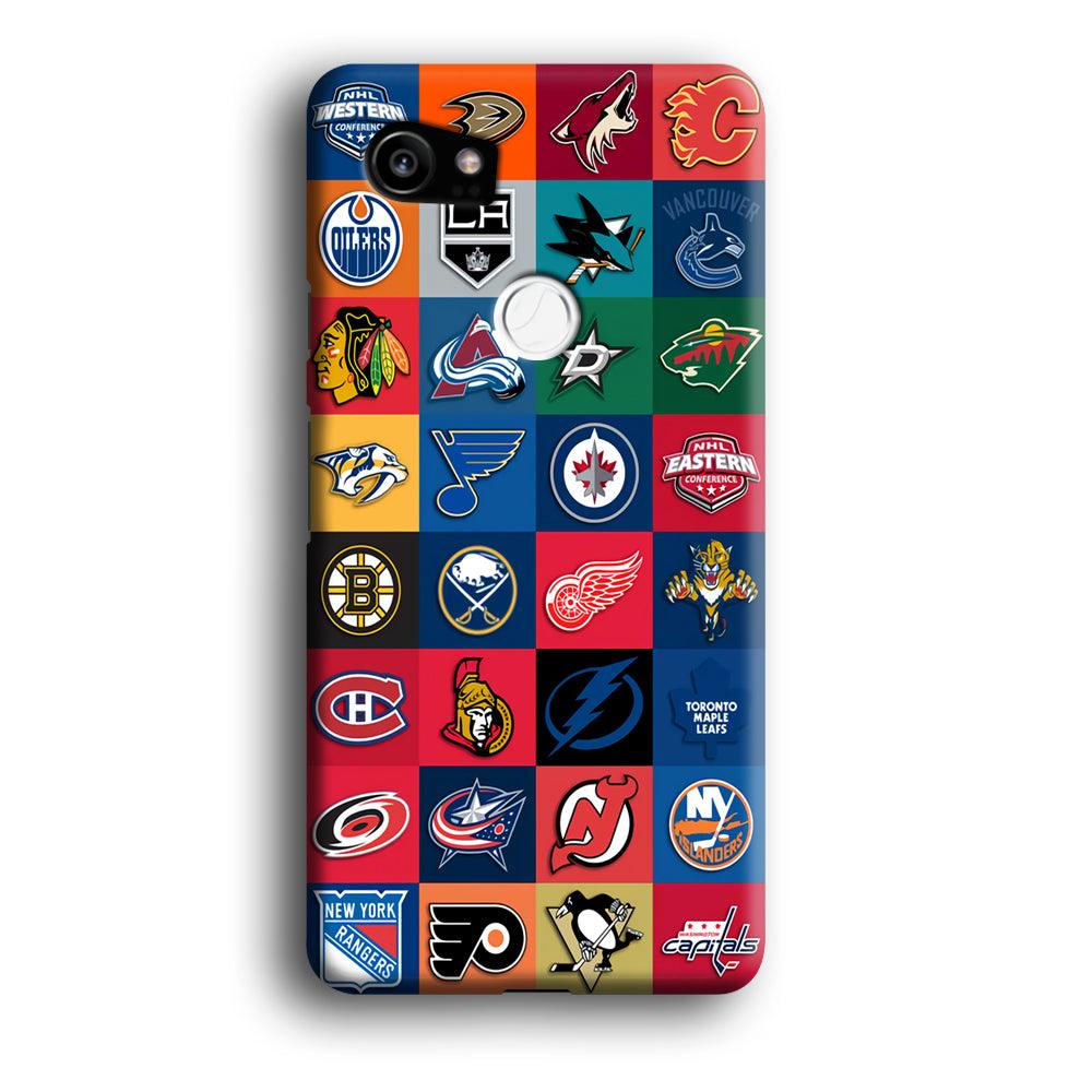 Hockey Teams NHL 001 Google Pixel 2 XL 3D Case-Xtracase