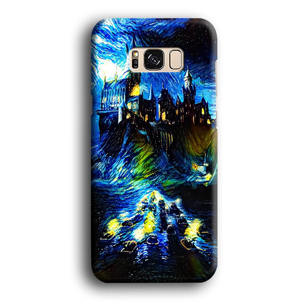Hogwarts Starry Night Samsung Galaxy S8 Case-Plastic / Full Wrap (3D Case)-Xtracase