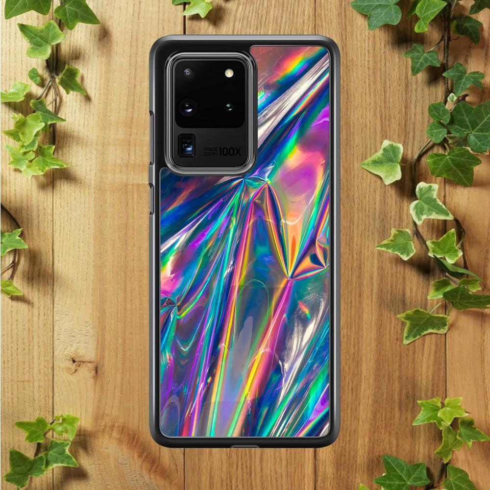 Hologram Holographic Samsung Galaxy S20 Ultra Case-Rubber / Black (2D Case)-Xtracase