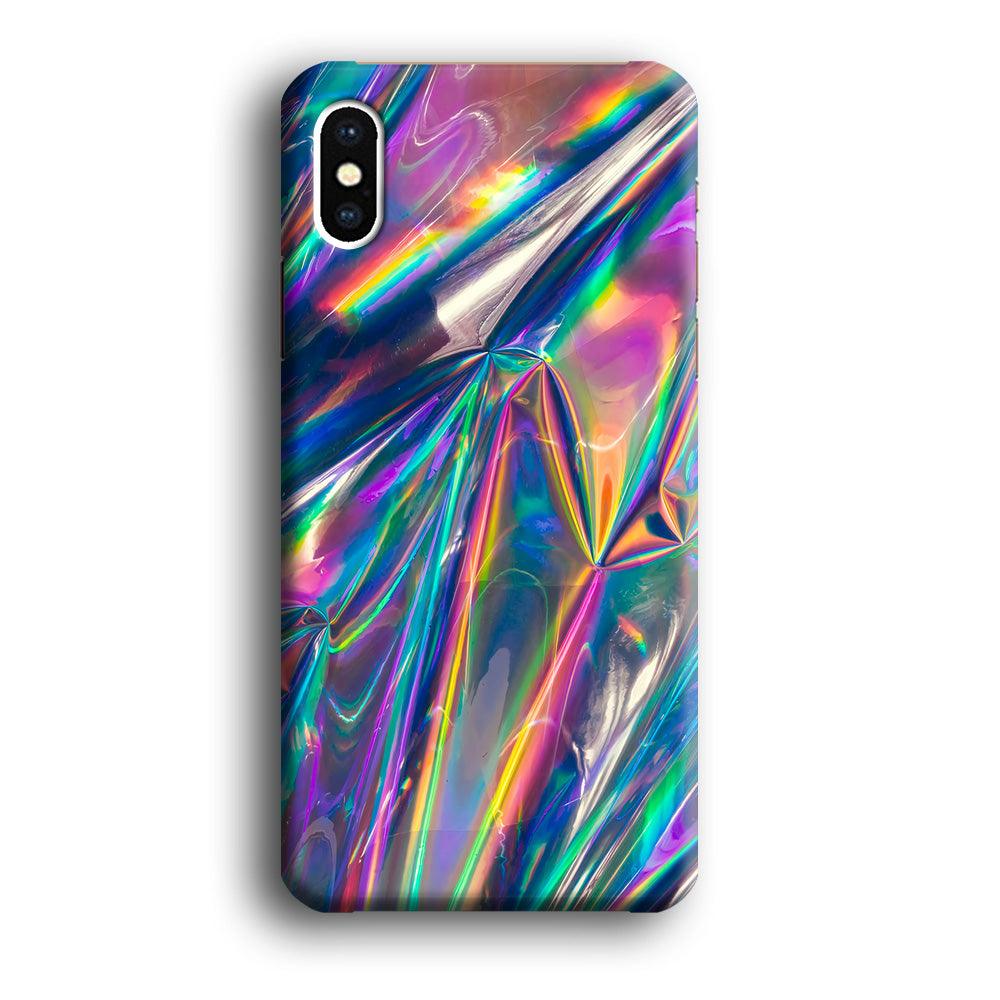 Hologram Holographic iPhone Xs Case-Plastic / Full Wrap (3D Case)-Xtracase