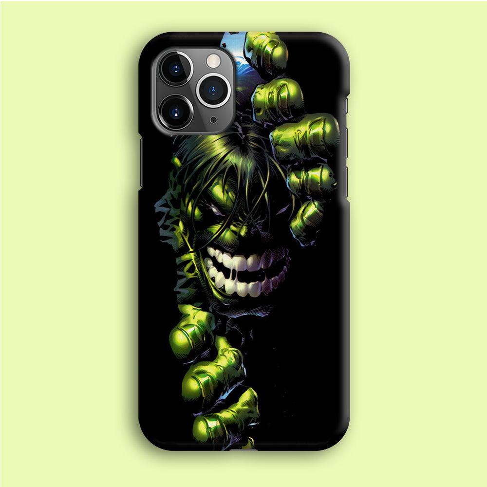 Hulk 001 iPhone 12 Pro Case-Plastic / Full Wrap (3D Case)-Xtracase