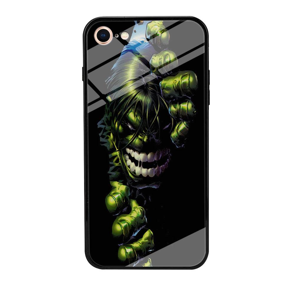 Hulk 001 iPhone 8 Case-Tempered Glass Case-Xtracase