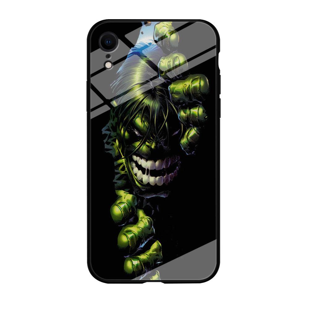 Hulk 001 iPhone XR Case-Tempered Glass Case-Xtracase