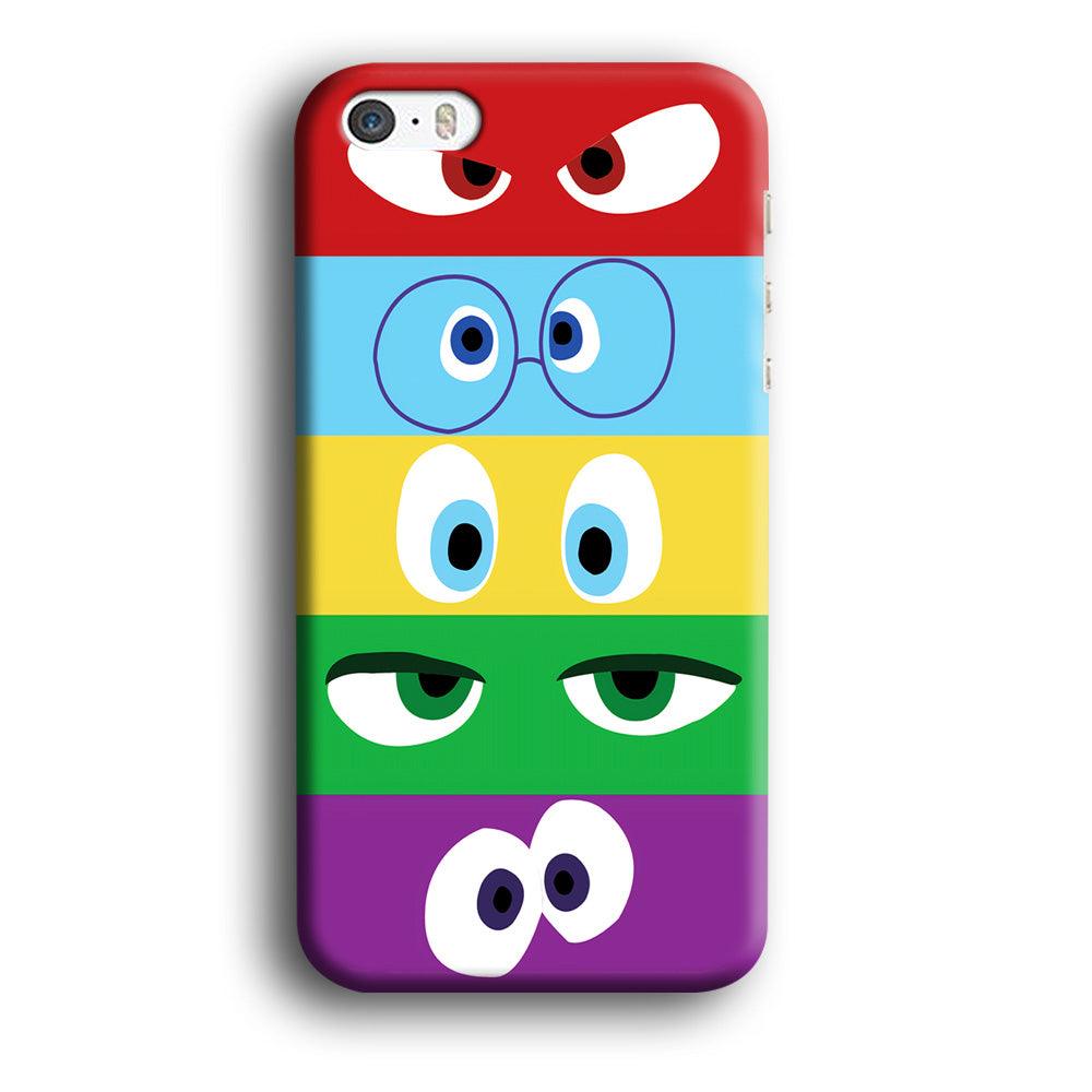 Inside Out Eyes iPhone 5 | 5s Case-Plastic / Full Wrap (3D Case)-Xtracase