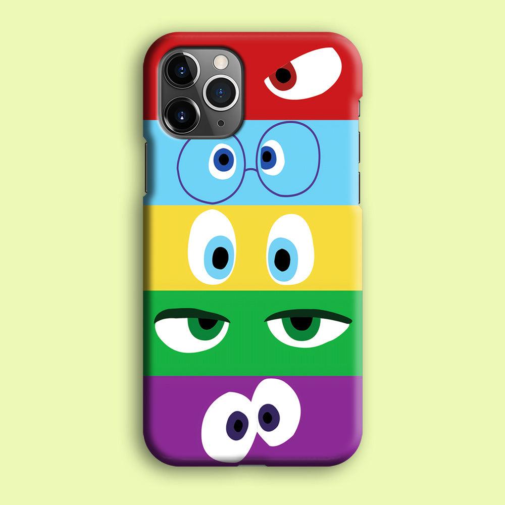 Inside Out Eyes iPhone 12 Pro Max Case-Plastic / Full Wrap (3D Case)-Xtracase