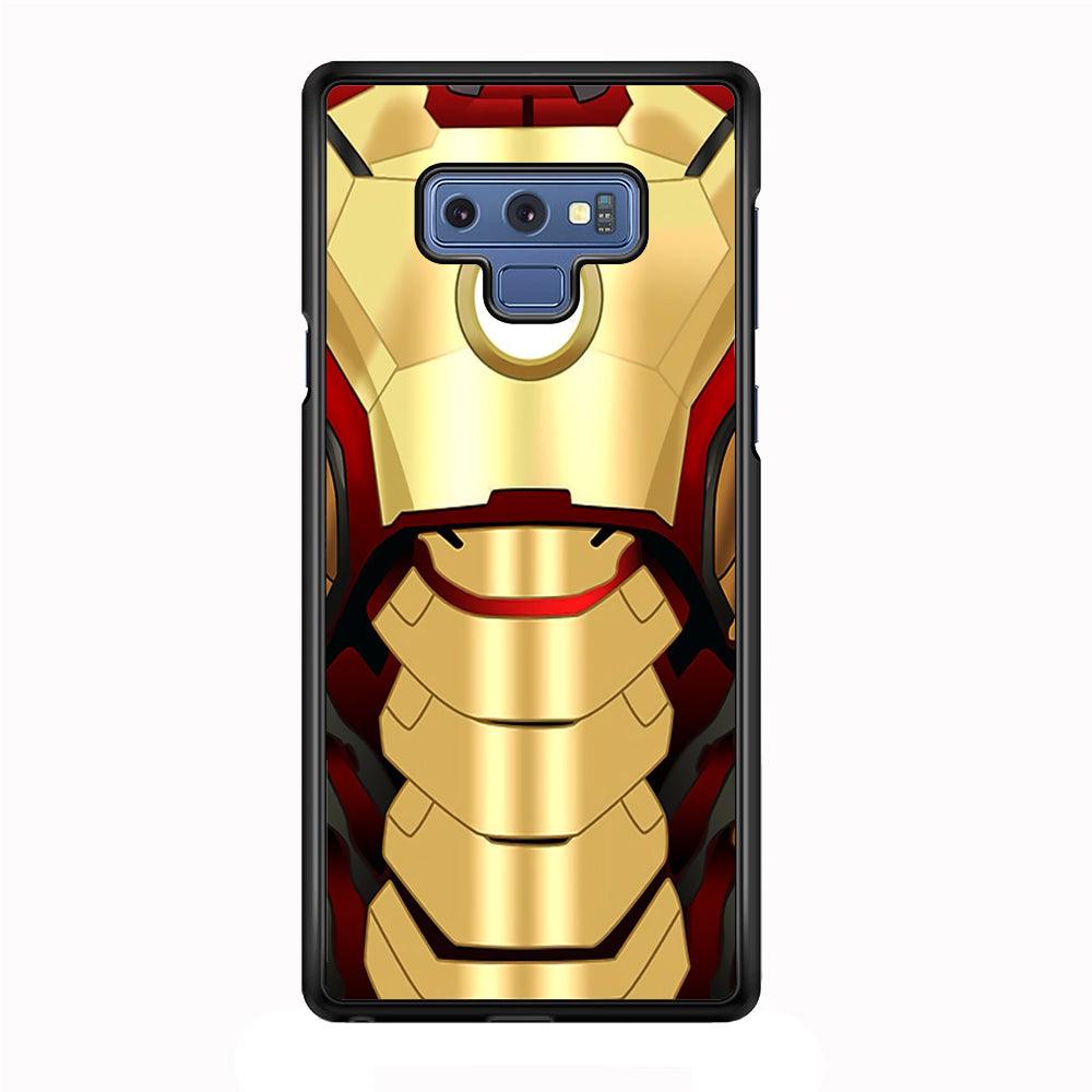 Iron Man Body Armor Samsung Galaxy Note 9 Case-Rubber / Black (2D Case)-Xtracase