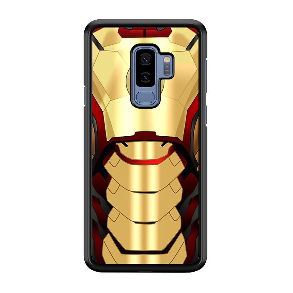 Iron Man Body Armor Samsung Galaxy S9 Plus Case-Rubber / Black (2D Case)-Xtracase