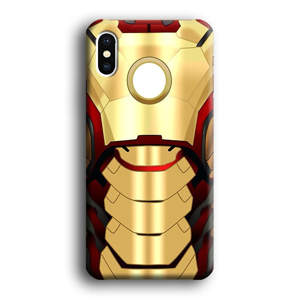 Iron Man Body Armor iPhone X Case-Plastic / Full Wrap (3D Case)-Xtracase