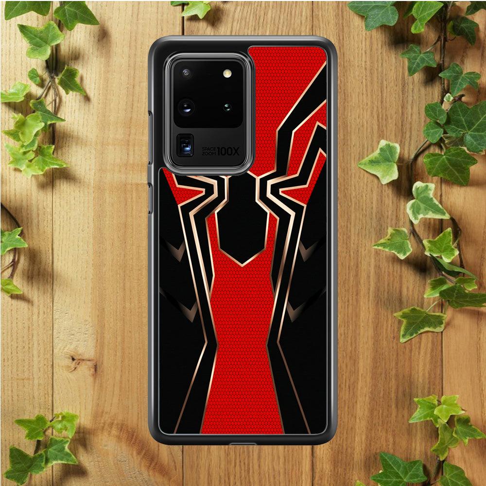 Iron Spiderman Armor Samsung Galaxy S20 Ultra Case-Plastic / Full Wrap (3D Case)-Xtracase