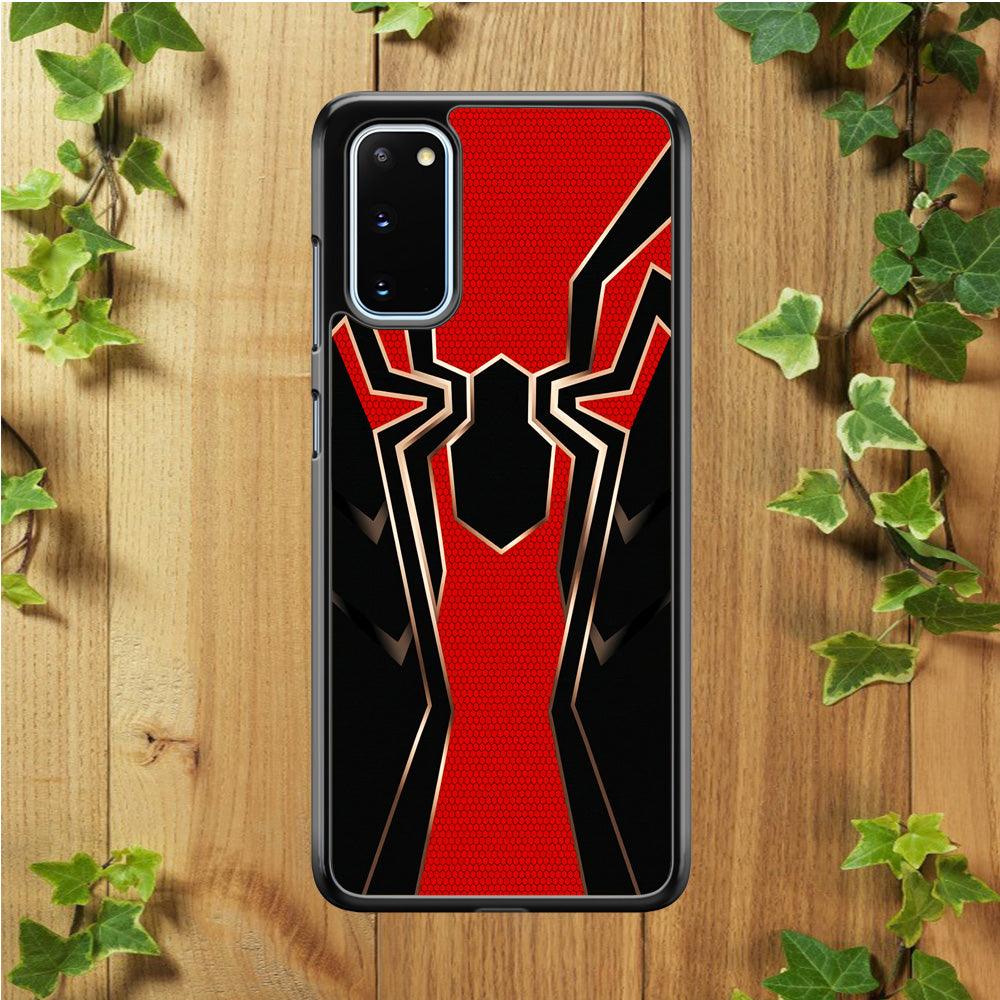 Iron Spiderman Armor Samsung Galaxy S20 Case-Rubber / Black (2D Case)-Xtracase