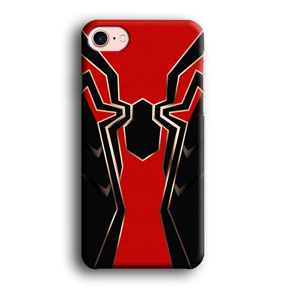 Iron Spiderman Armor iPhone 8 Case-Plastic / Full Wrap (3D Case)-Xtracase