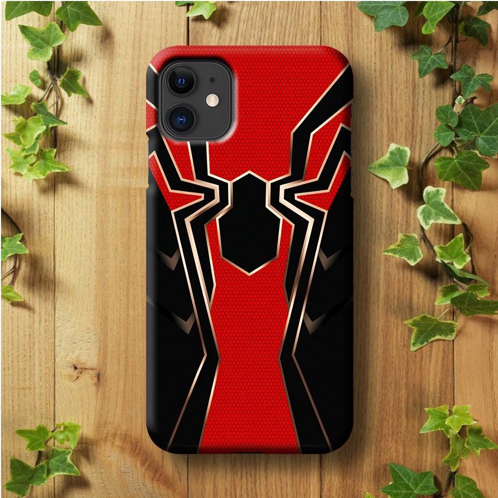 Iron Spiderman Armor iPhone 11 Case-Plastic / Full Wrap (3D Case)-Xtracase