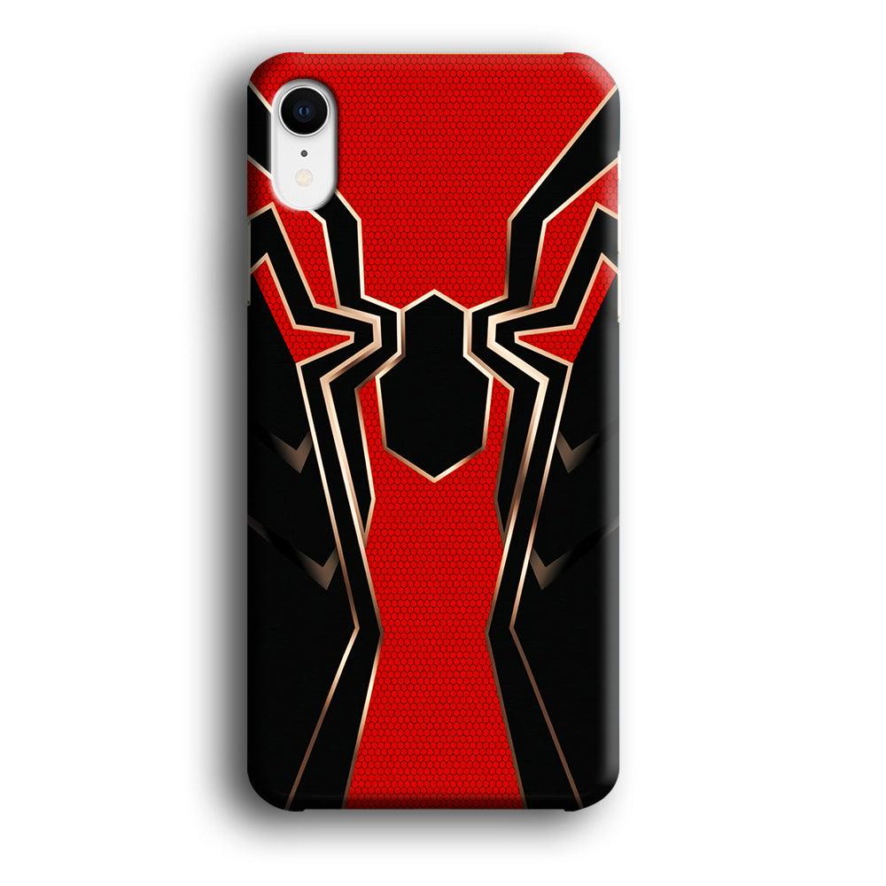 Iron Spiderman Armor iPhone XR Case-Plastic / Full Wrap (3D Case)-Xtracase