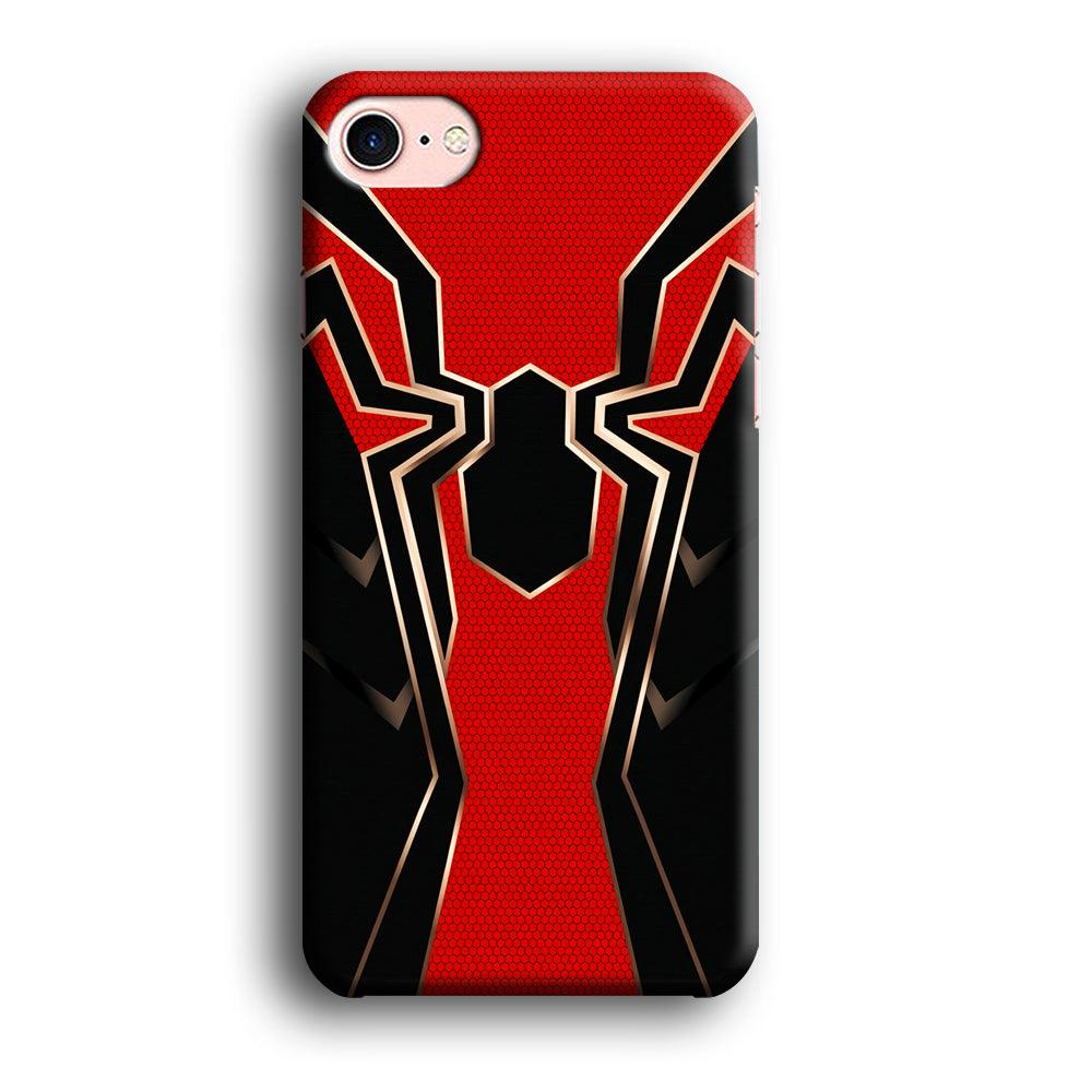 Iron Spiderman Armor iPhone SE 2020 Case-Plastic / Full Wrap (3D Case)-Xtracase