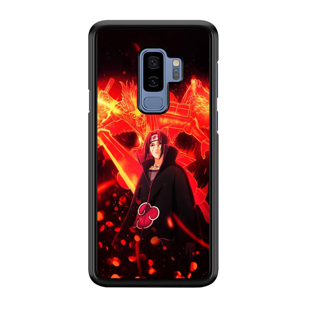 Itachi Uchiha Susanoo Samsung Galaxy S9 Plus Case-Rubber / Black (2D Case)-Xtracase