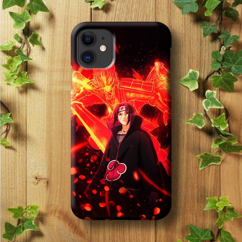 Itachi Uchiha Susanoo iPhone 11 Case-Plastic / Full Wrap (3D Case)-Xtracase