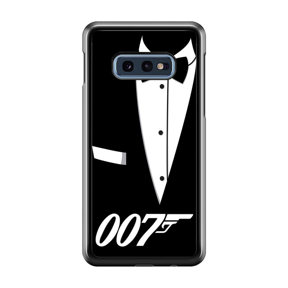 James Bond 007 Samsung Galaxy S10E Case-Rubber / White (2D Case)-Xtracase