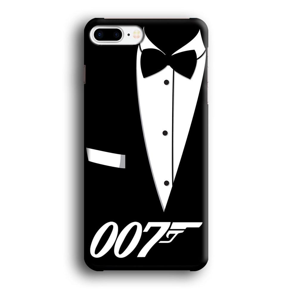 James Bond 007 iPhone 8 Plus Case-Plastic / Full Wrap (3D Case)-Xtracase