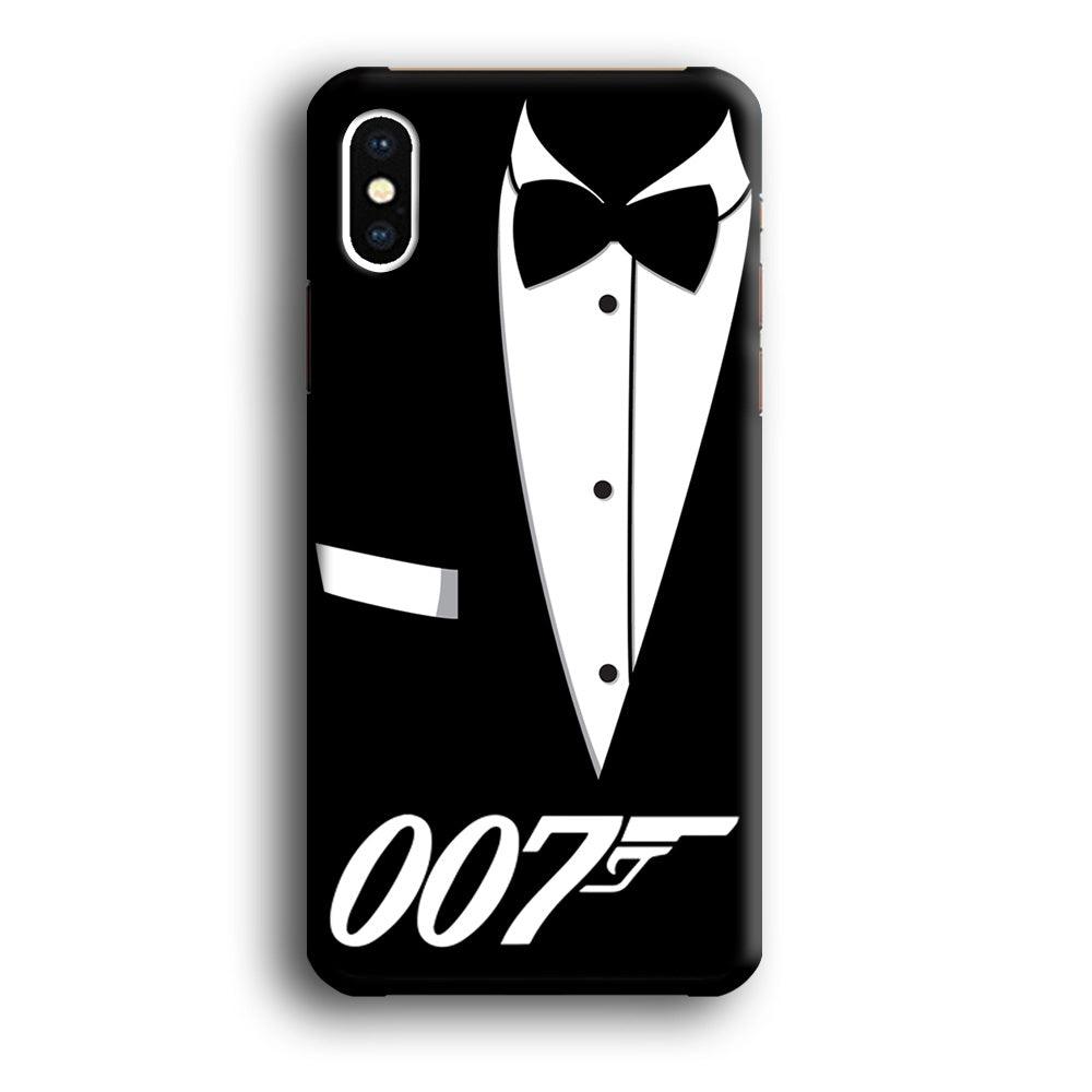 James Bond 007 iPhone Xs Case-Plastic / Full Wrap (3D Case)-Xtracase