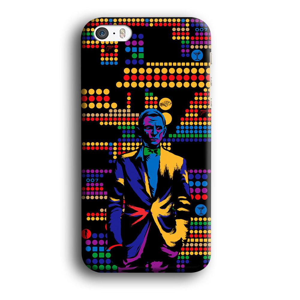 James Bond Abstract Art iPhone 5 | 5s Case-Plastic / Full Wrap (3D Case)-Xtracase