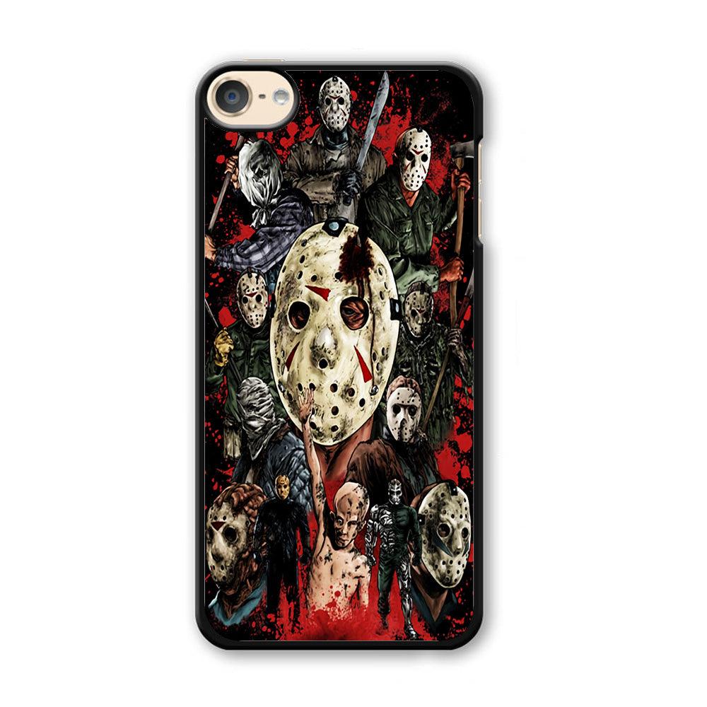 Jason Voorhees Friday the 13th iPod Touch 6 Case-Plastic / Full Wrap (3D Case)-Xtracase