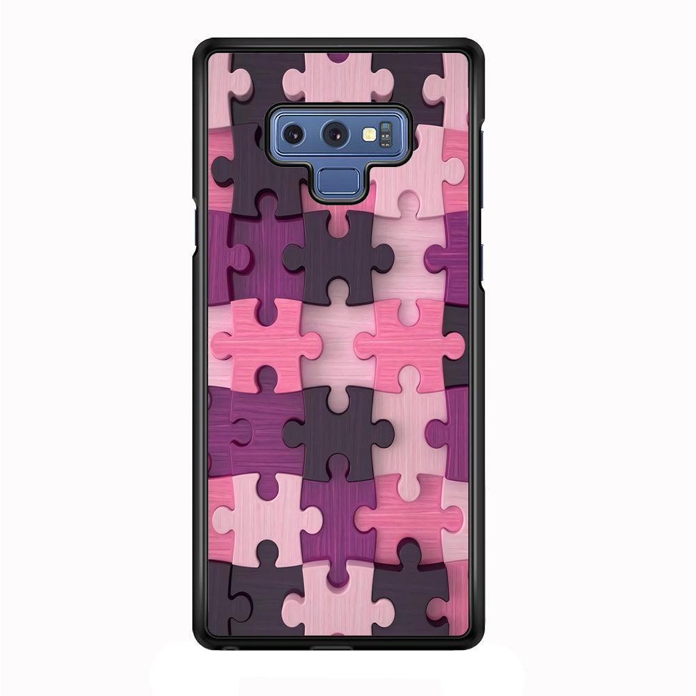 Jigsaw Puzzle Pattern Samsung Galaxy Note 9 Case-Plastic / Full Wrap (3D Case)-Xtracase