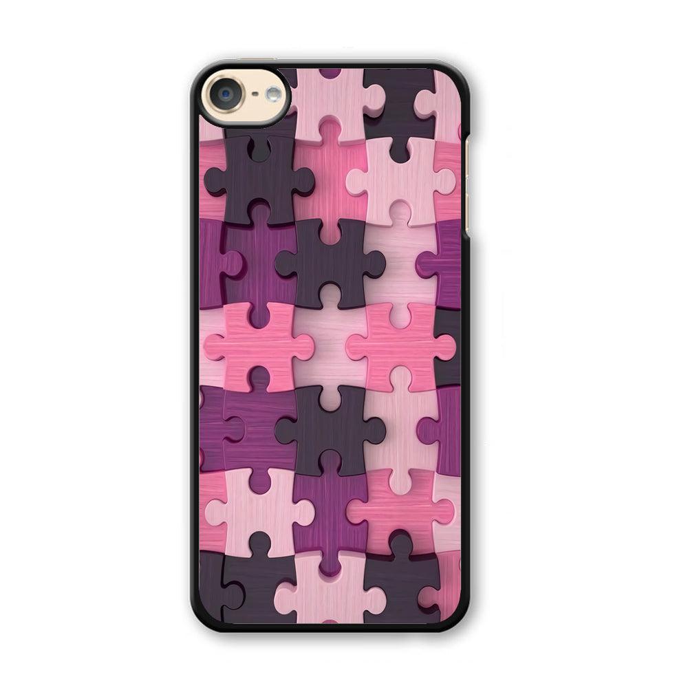Jigsaw Puzzle Pattern iPod Touch 6 Case-Plastic / Full Wrap (3D Case)-Xtracase