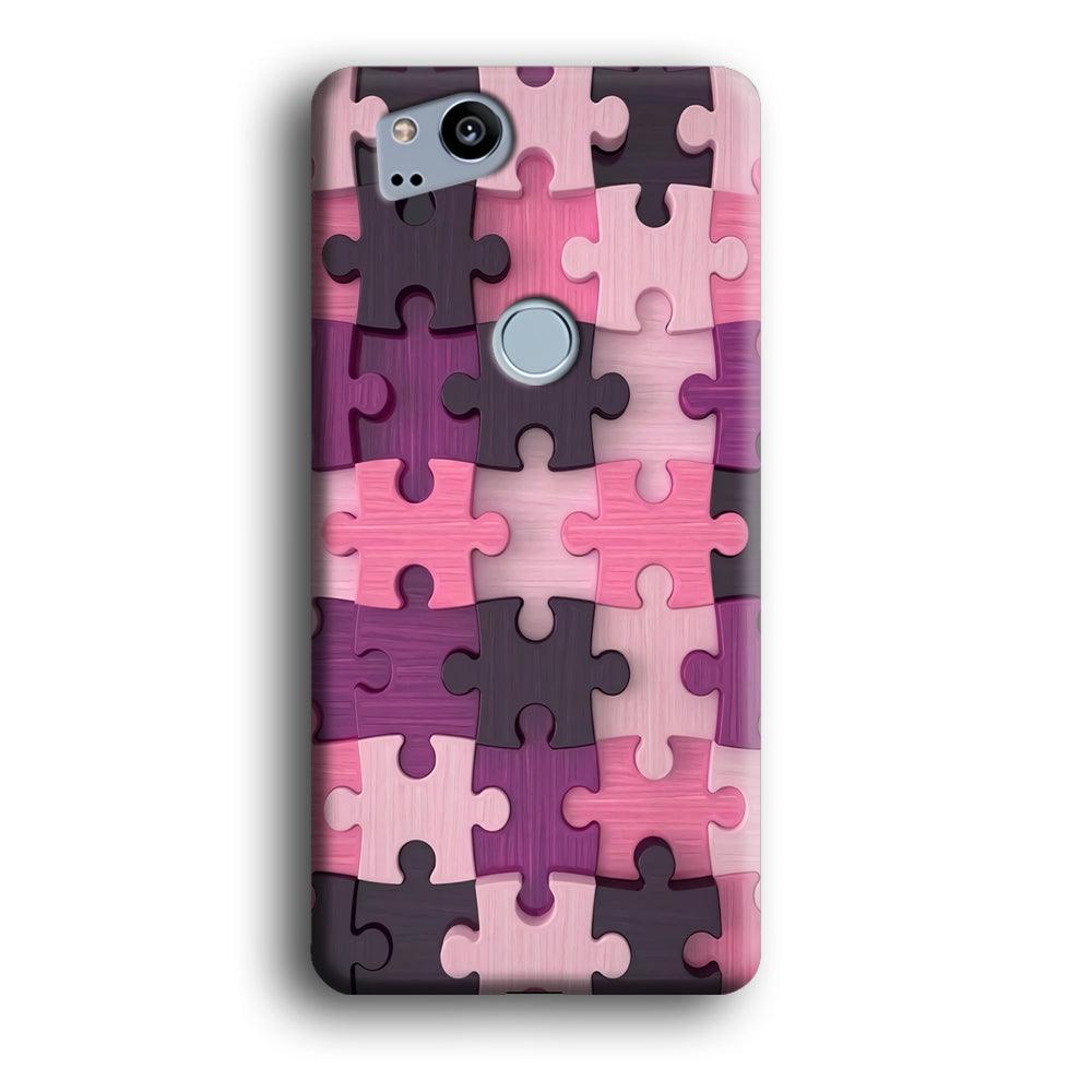 Jigsaw Puzzle Pattern Google Pixel 2 3D Case-Xtracase