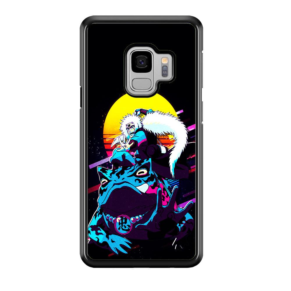 Jiraiya Sitting on Gamabunta Samsung Galaxy S9 Case-Plastic / Full Wrap (3D Case)-Xtracase
