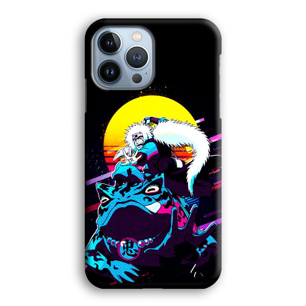 Jiraiya Sitting on Gamabunta iPhone 13 Pro Case-Plastic / Full Wrap (3D Case)-Xtracase
