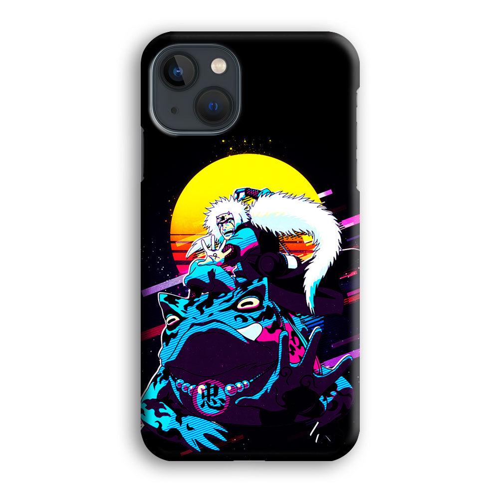 Jiraiya Sitting on Gamabunta iPhone 13 Mini Case-Plastic / Full Wrap (3D Case)-Xtracase