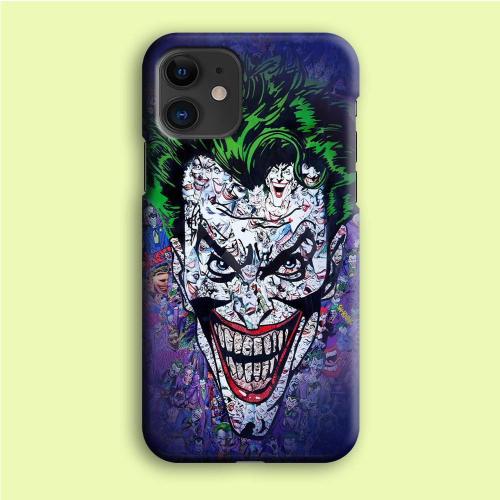 Joker Art iPhone 12 Case-Plastic / Full Wrap (3D Case)-Xtracase