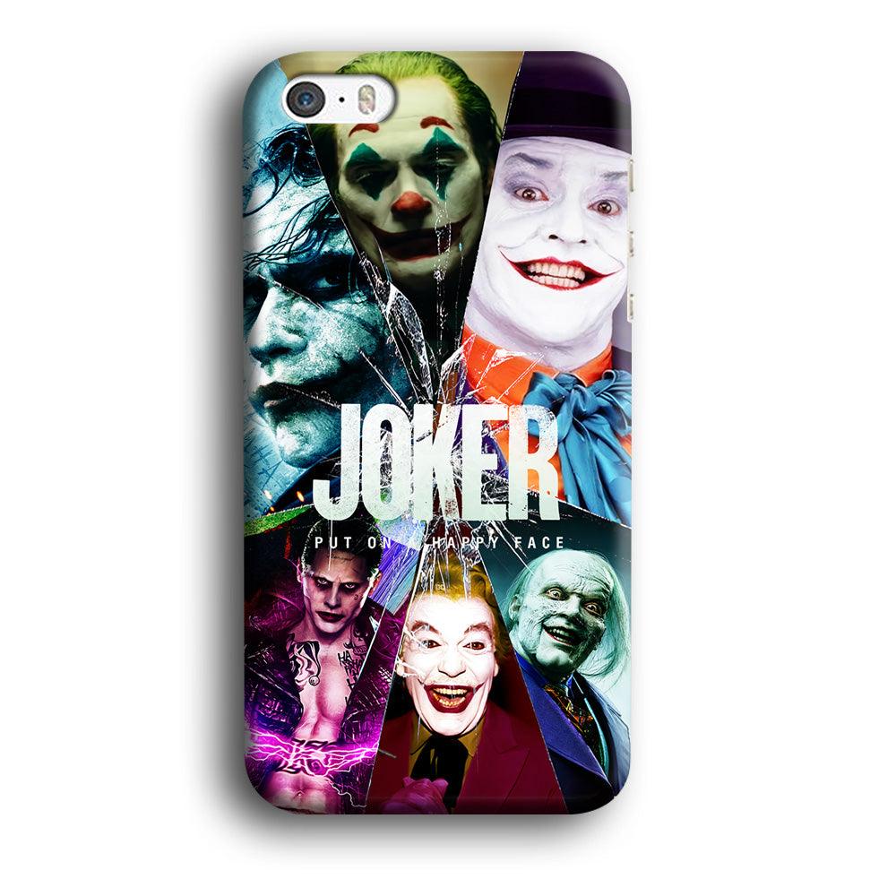 Joker Happy Face iPhone 5 | 5s Case-Plastic / Full Wrap (3D Case)-Xtracase