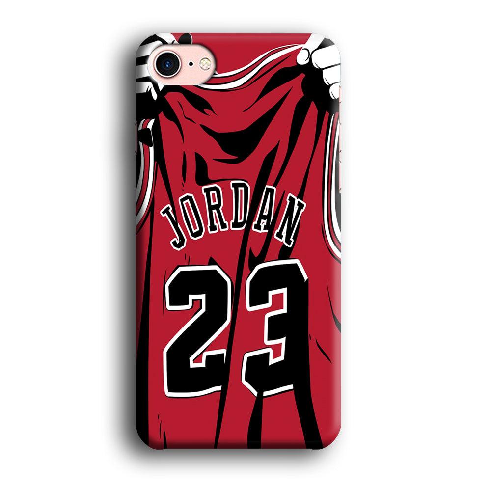 Jordan 23 Jersey iPhone 8 Case-Plastic / Full Wrap (3D Case)-Xtracase