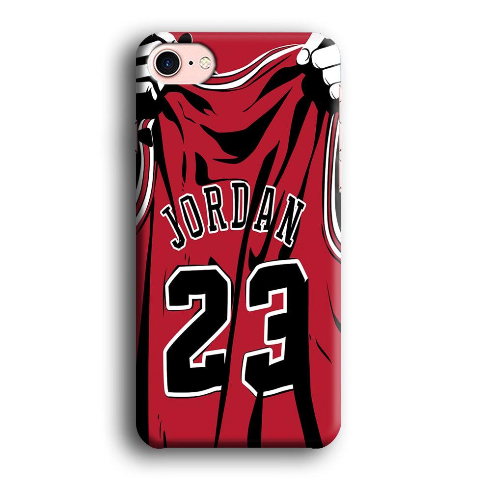 Jordan 23 Jersey iPhone SE 2020 Case-Plastic / Full Wrap (3D Case)-Xtracase
