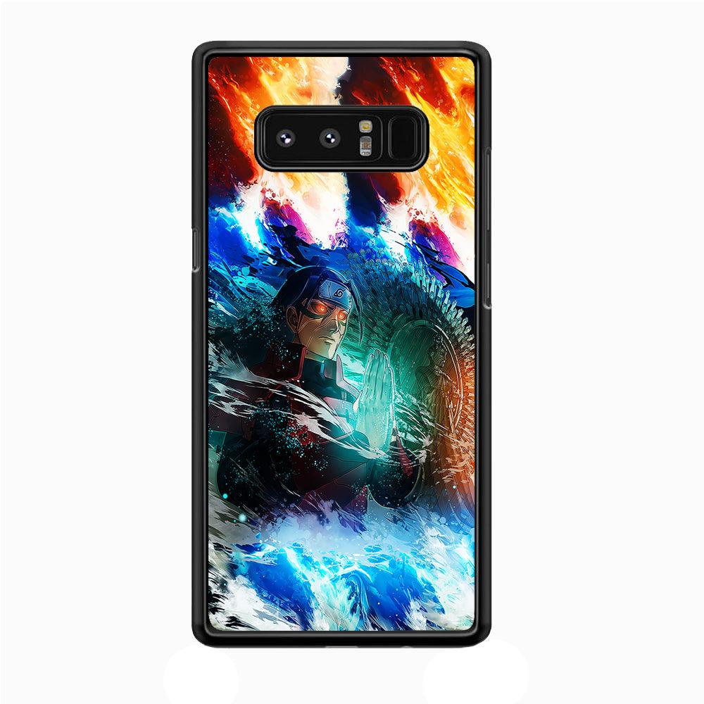 Jutsu Madara Uchiha Samsung Galaxy Note 8 Case-Plastic / Full Wrap (3D Case)-Xtracase