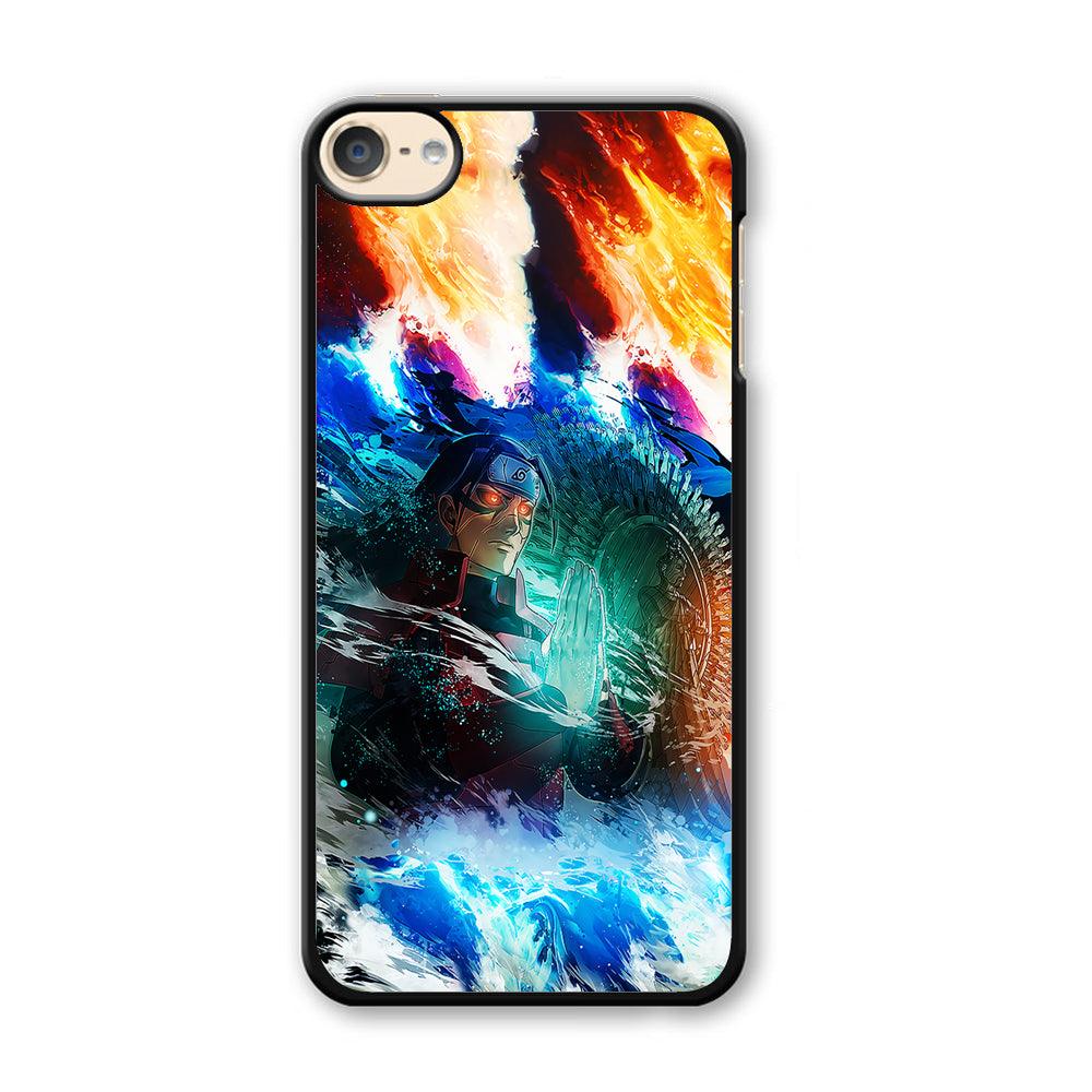 Jutsu Madara Uchiha iPod Touch 6 Case-Plastic / Full Wrap (3D Case)-Xtracase