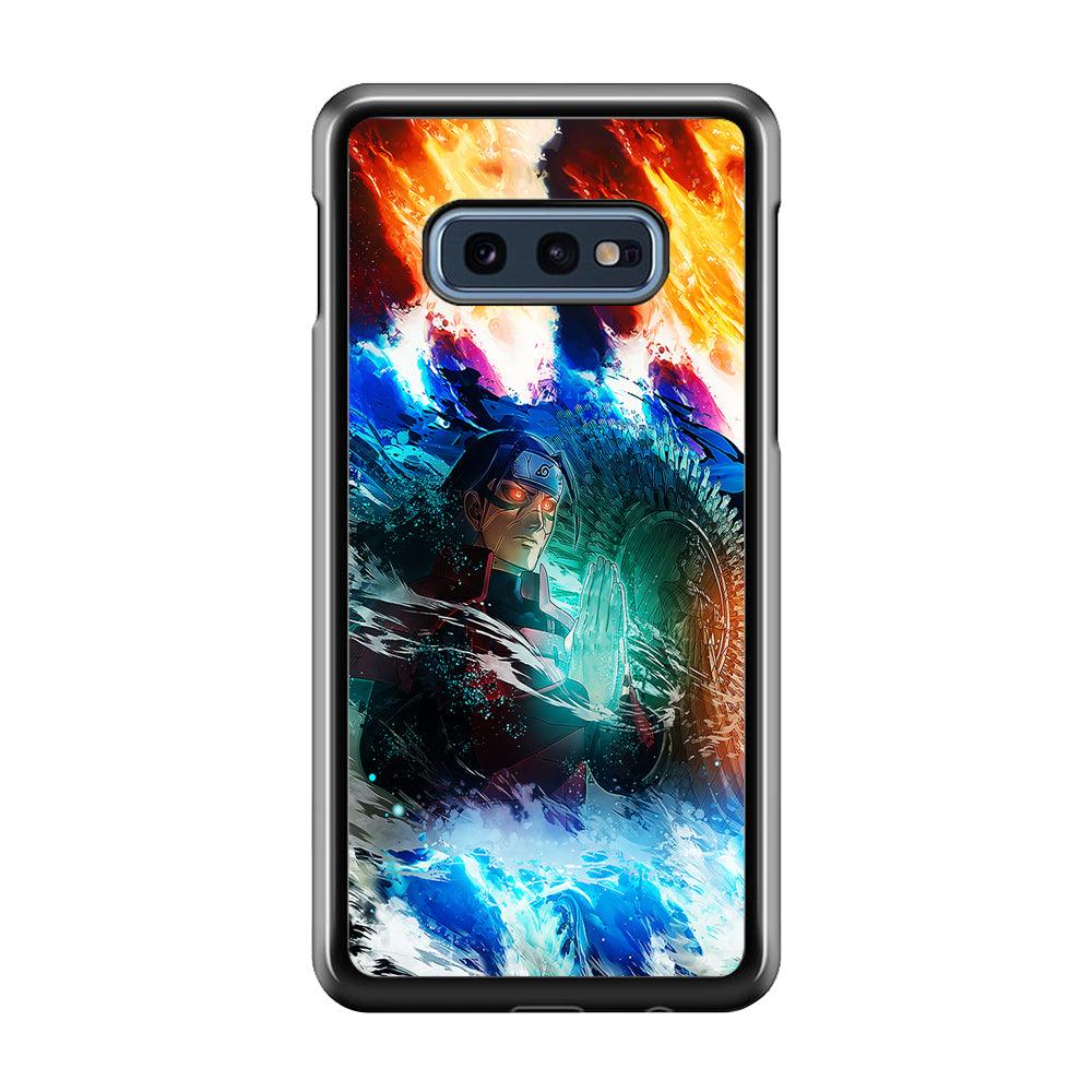 Jutsu Madara Uchiha Samsung Galaxy S10E Case-Plastic / Full Wrap (3D Case)-Xtracase