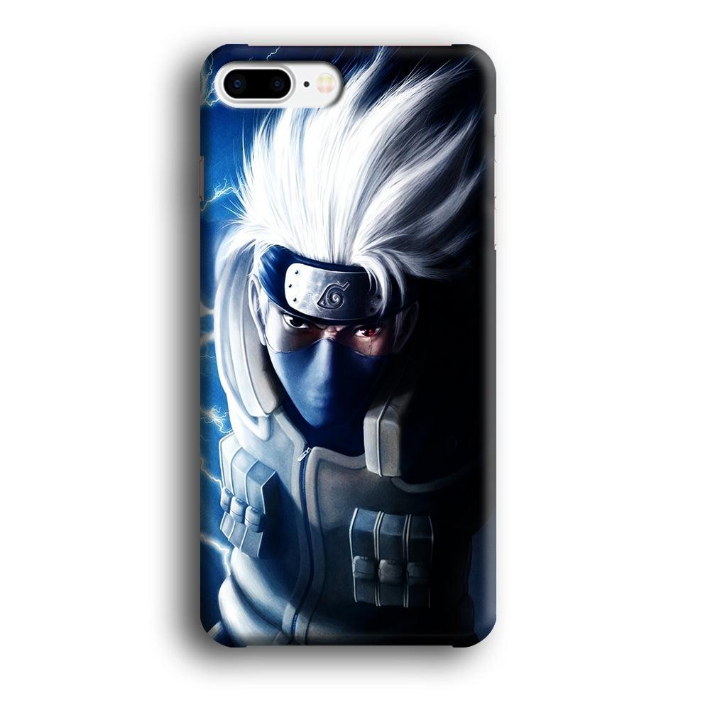 Kakashi Hatake Chidori iPhone 8 Plus Case-Plastic / Full Wrap (3D Case)-Xtracase